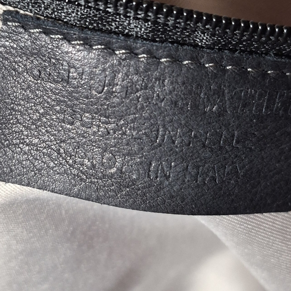 Borse In Pelle Italian Pebbled Leather Large Tote - Picture 3 of 8